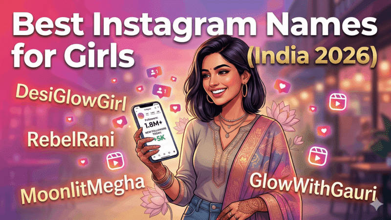 Best Instagram Names to Get Followers for Girl India (2026 Guide)