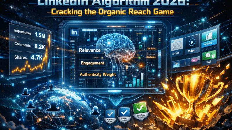 LinkedIn Organic Reach 2026: Algorithm Changes, Real Statistics & Strategies That Work