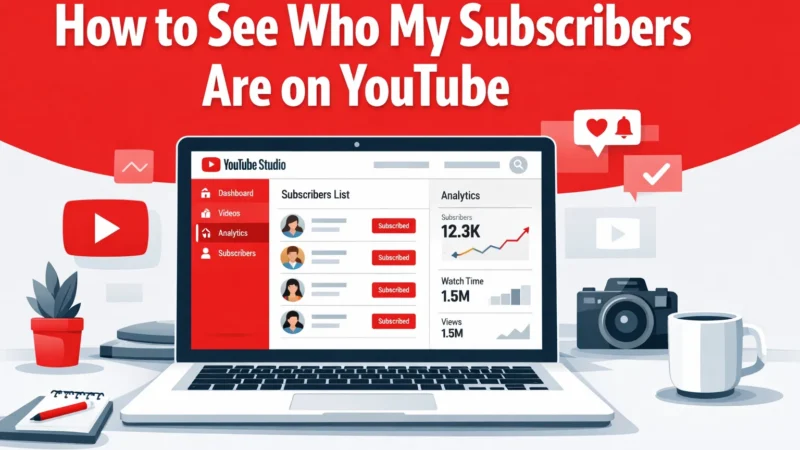 How to See Who My Subscribers Are on YouTube