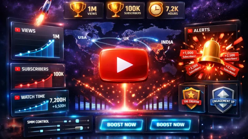 SMM Panel for YouTube: Get More Views, Subscribers, and Watch Time