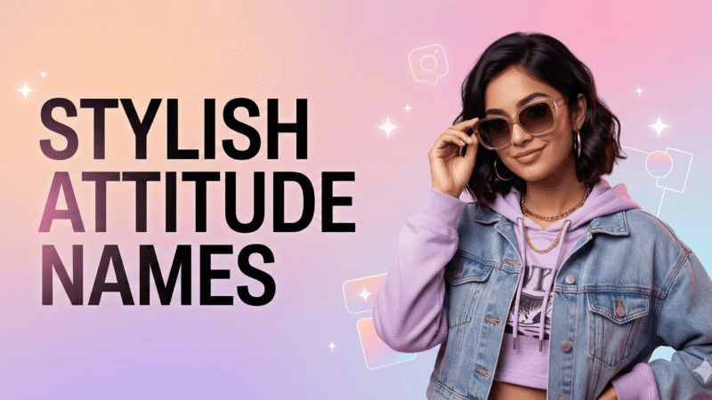 Stylish Attitude Names for Instagram for Girl (Indian Edition 2026)
